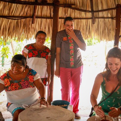 a group of people posing for the camera