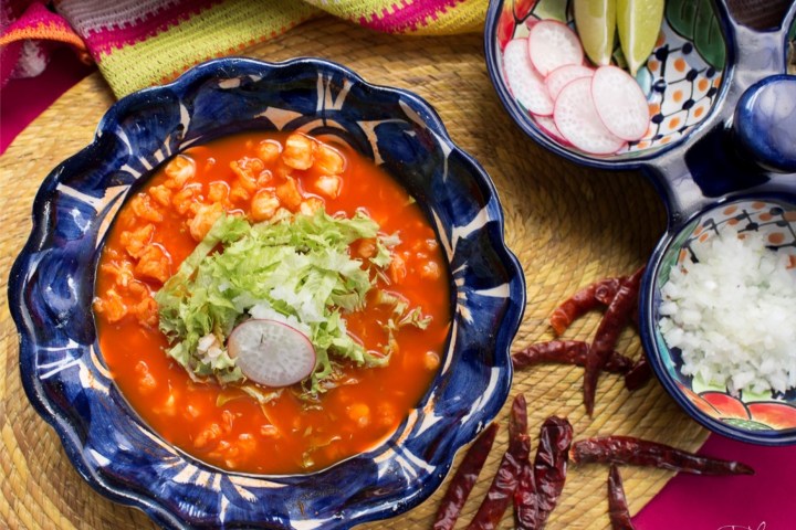 a plate of food on a table