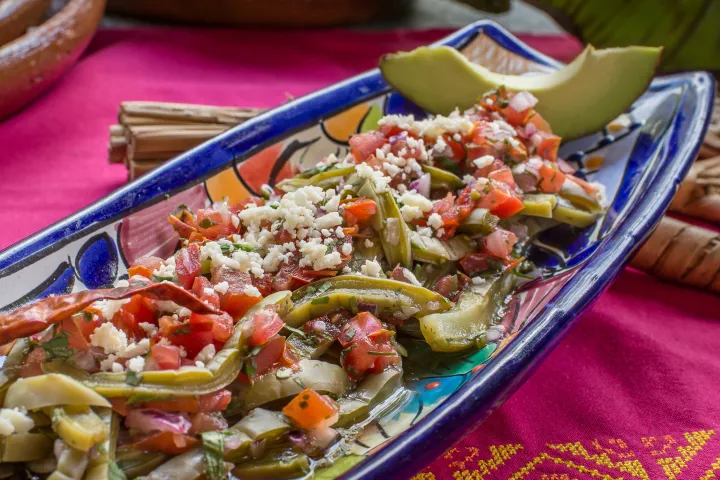 a bowl of food on a plate