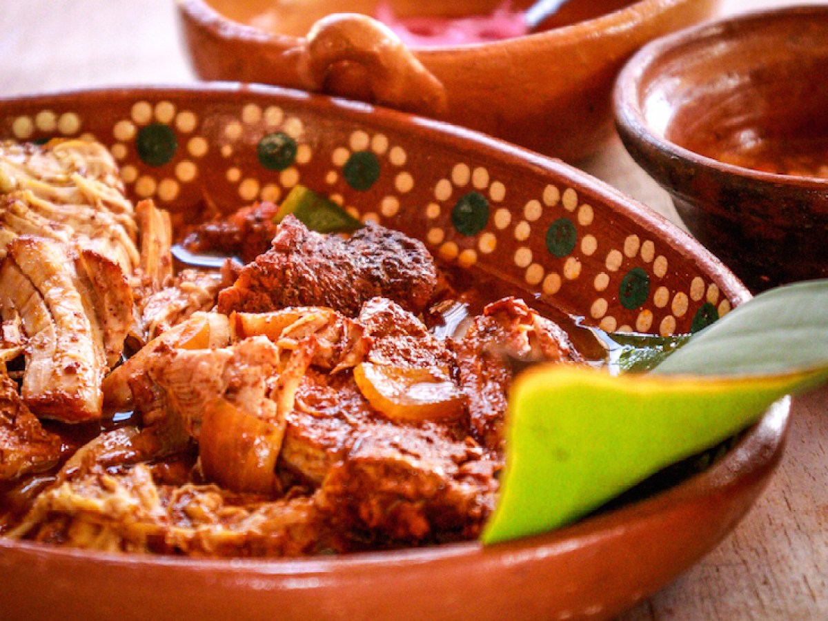 a bowl of food on a plate